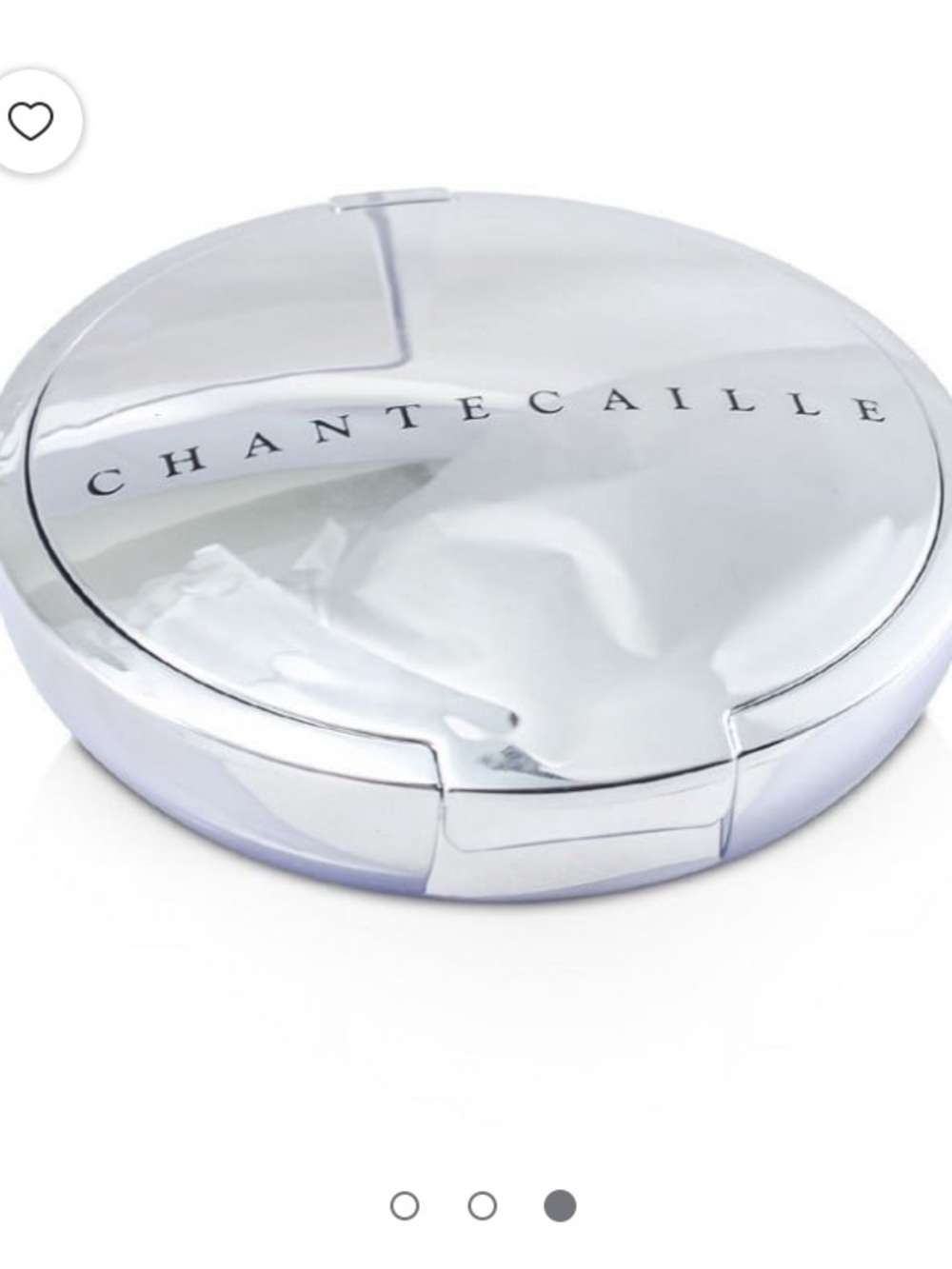Chantecaille Silver Polished Compact Powder in shade Bamboo